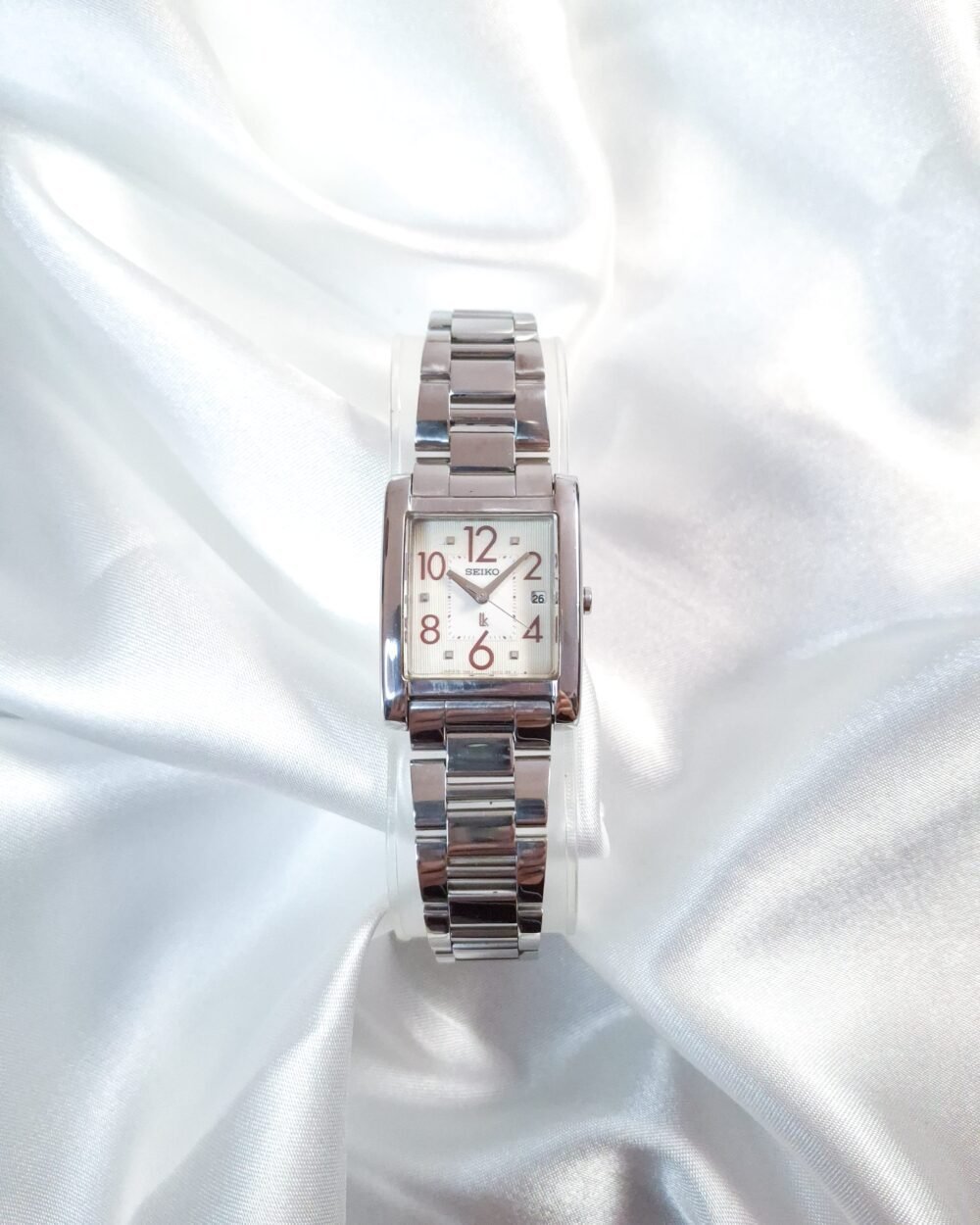 Seiko Lukia White Dial Tank Watch