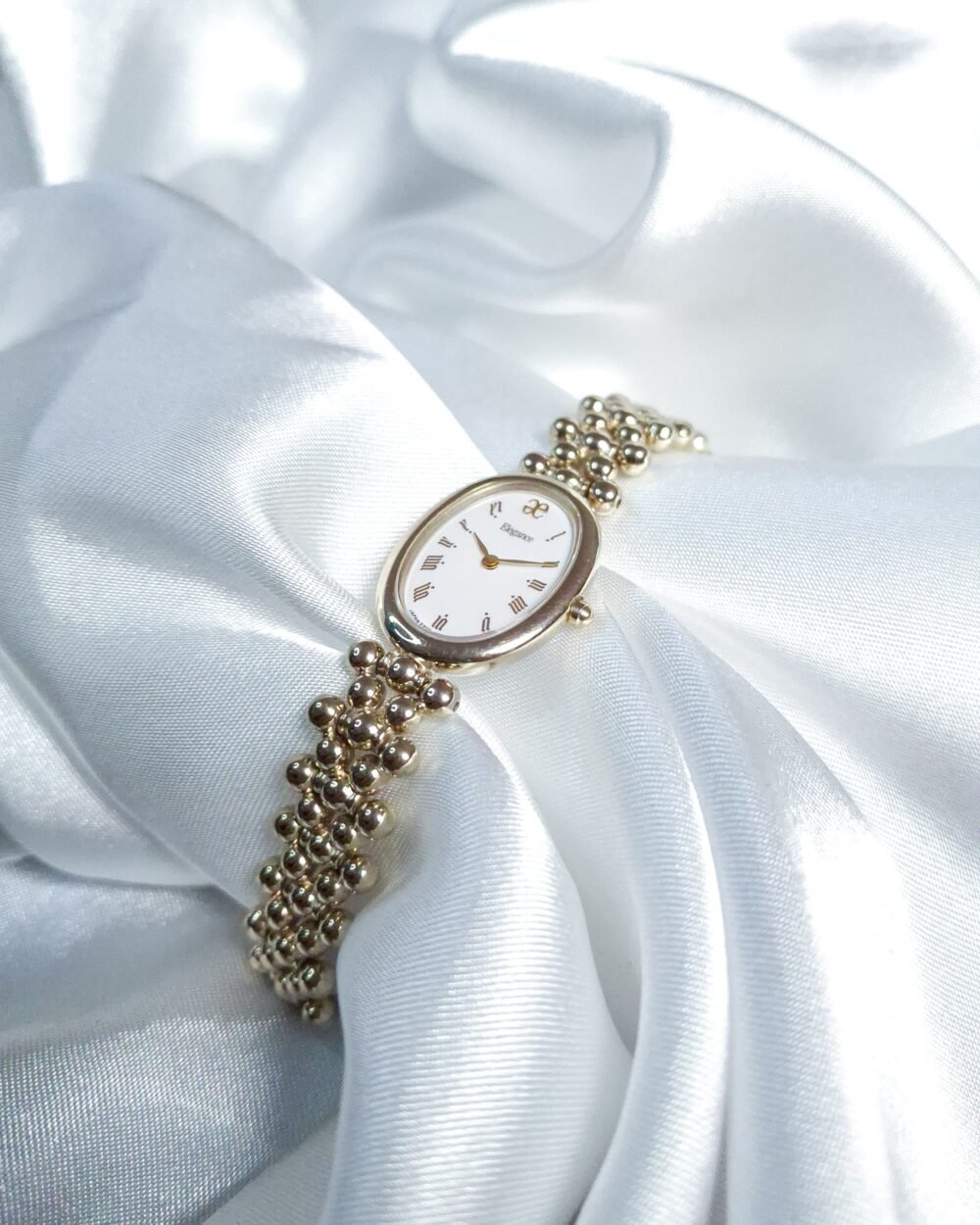 Citizen Elegance Gold Beaded Bracelet Watch