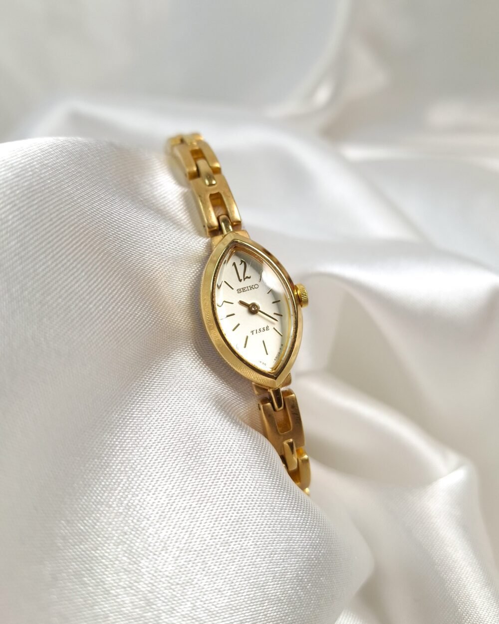 Seiko Tisse Teardrop Case Gold
