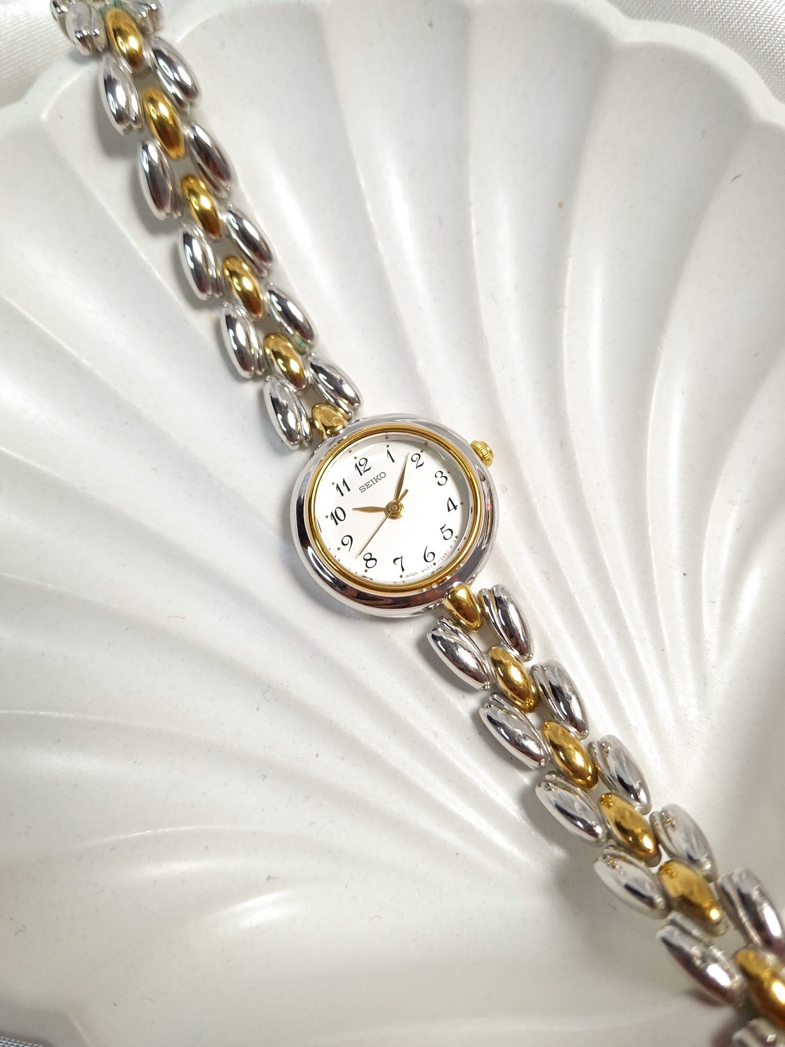 Seiko Two-Tone Numerical Dial Watch