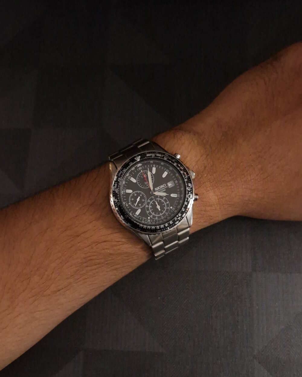 Seiko 7T32 Flightmaster Chronograph
